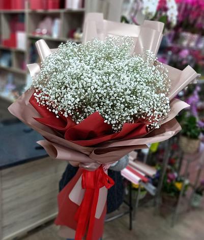 Букет цветов из: Гипсофила в Ханино