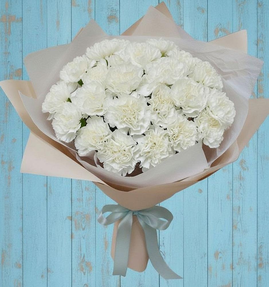 Букет цветов из: Гвоздики в Ханино