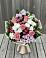 Букет цветов из: Альстромерии, Гвоздики, Розы и Хризантемы в Ханино