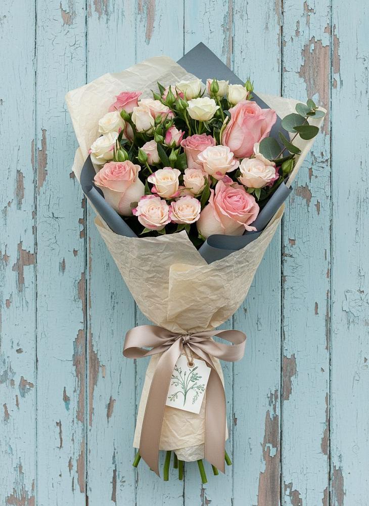 Букет цветов из: Розы в Ханино