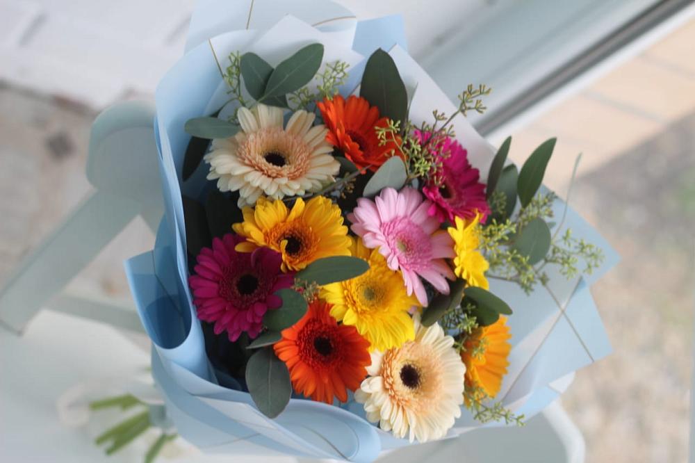 Букет цветов из: Герберы в Ханино