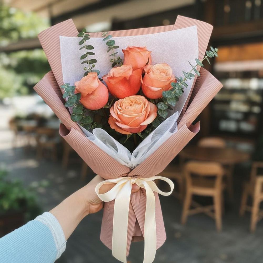 Букет цветов из: Розы в Ханино