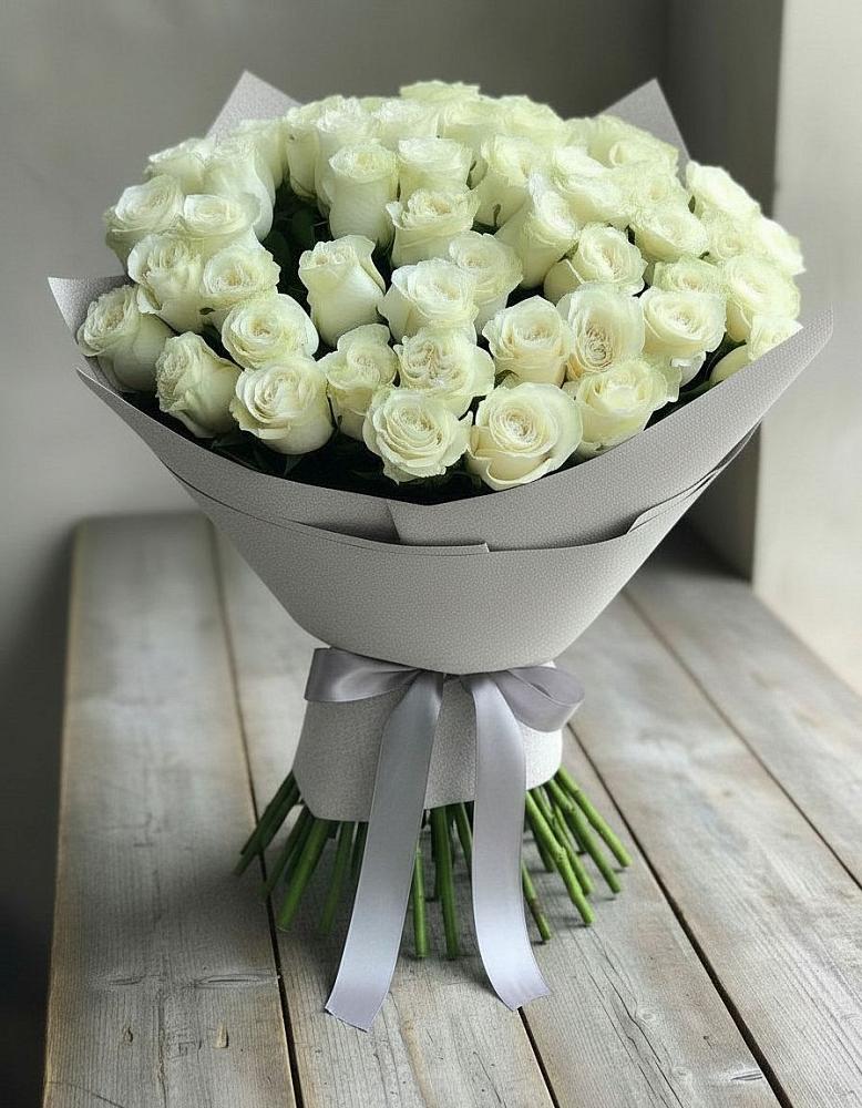 Букет 35 Белых роз в Ханино