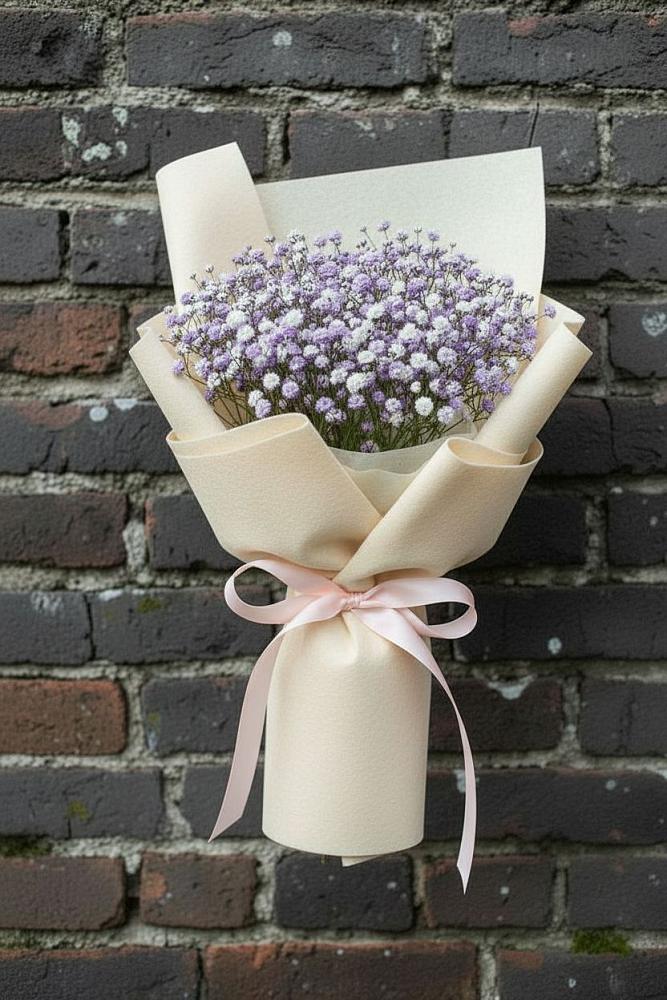 Букет цветов из: Гипсофила в Ханино