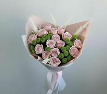 Букет цветов из:  Розы и Хризантемы в Ханино
