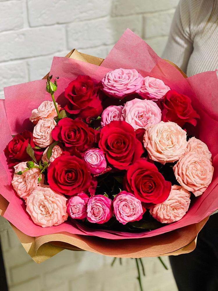 Букет цветов из: Розы в Ханино