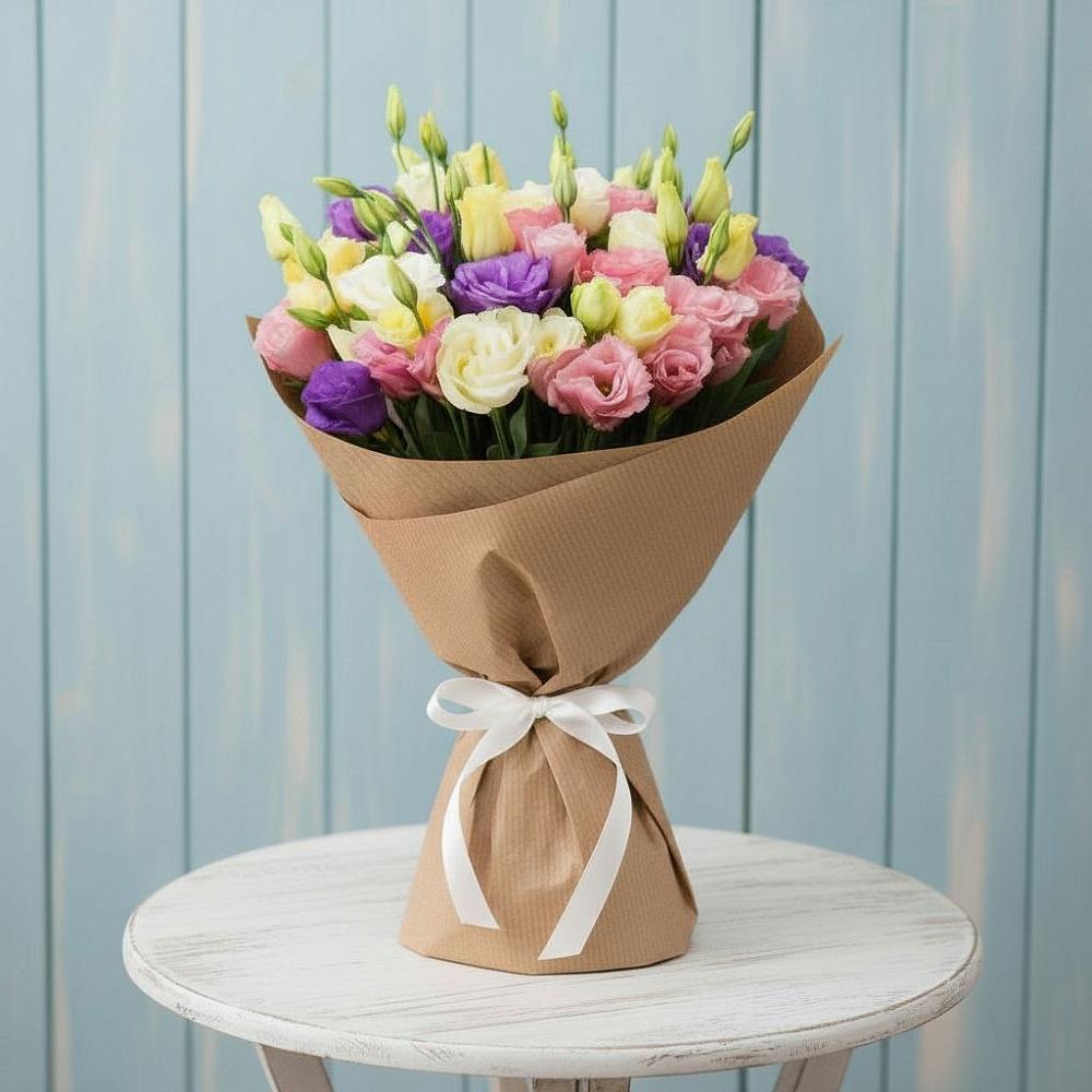 Букет цветов из: Лизиантусы в Ханино