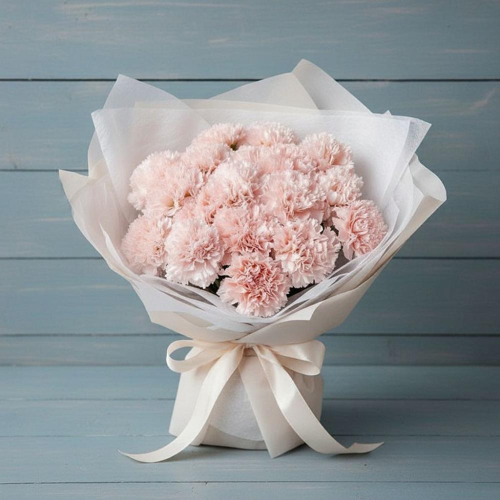 Букет цветов из: Гвоздики в Ханино